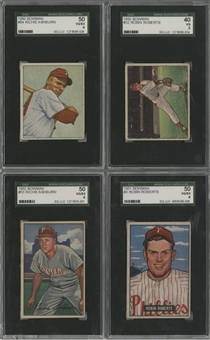 1950-1965 Assorted Brands Richie Ashburn and Robin Roberts Collection (9 Different)